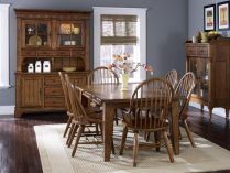 Comedor rústico de madera natural